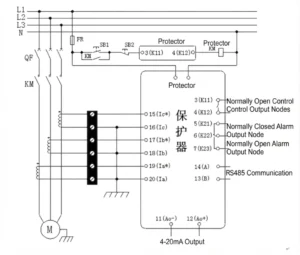 Relay Motor Protection Wiring Diagram