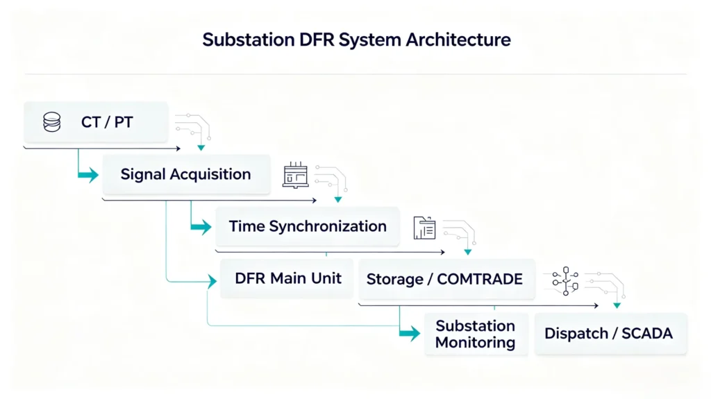 H2:Substation DFR System Architecture