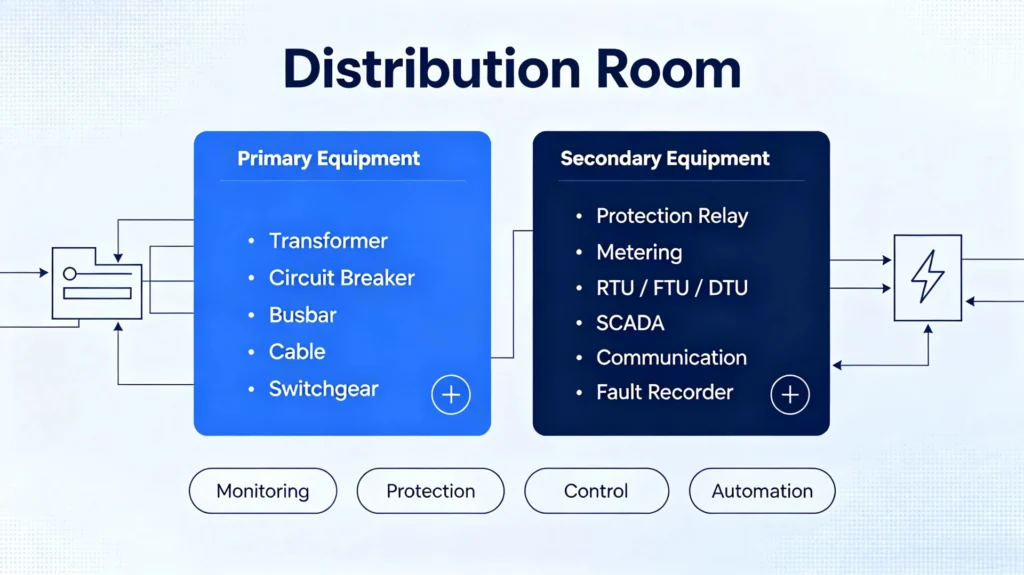 Secondary Equipment in a Distribution Room
