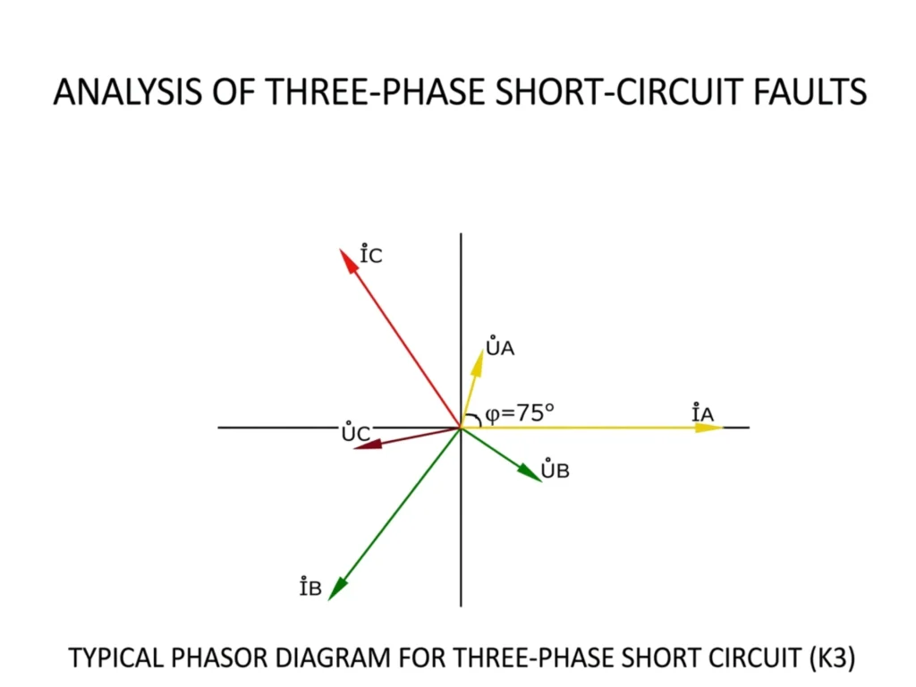 three phase short circuit fault