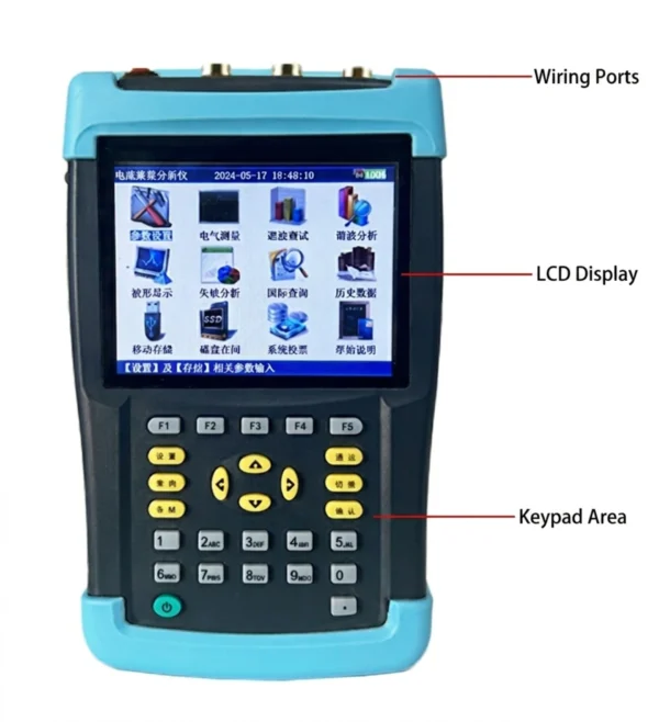 2 Handheld Power Quality Analyzer for Substation, Factory and Power System Inspection 74/11