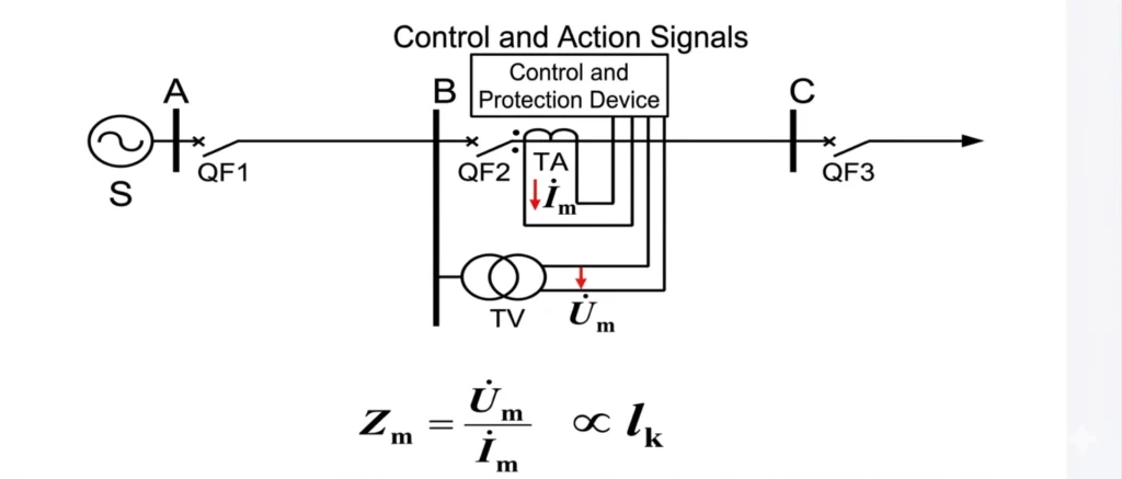 line distance protection