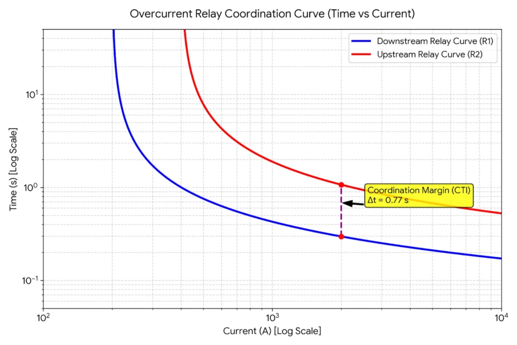 Overcurrent Relay Coordination Curve