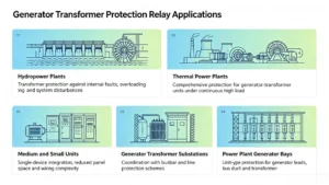 Generator Transformer Protection Relay Applications