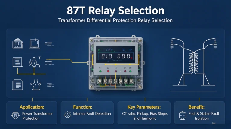 87T relay selection