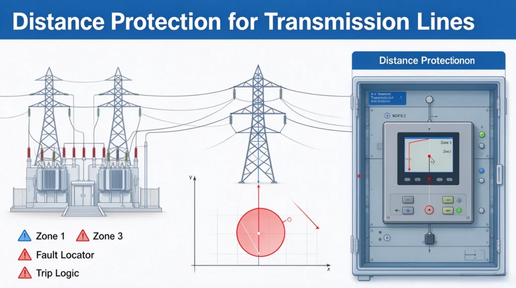 Distance Protection for Transmission Lines