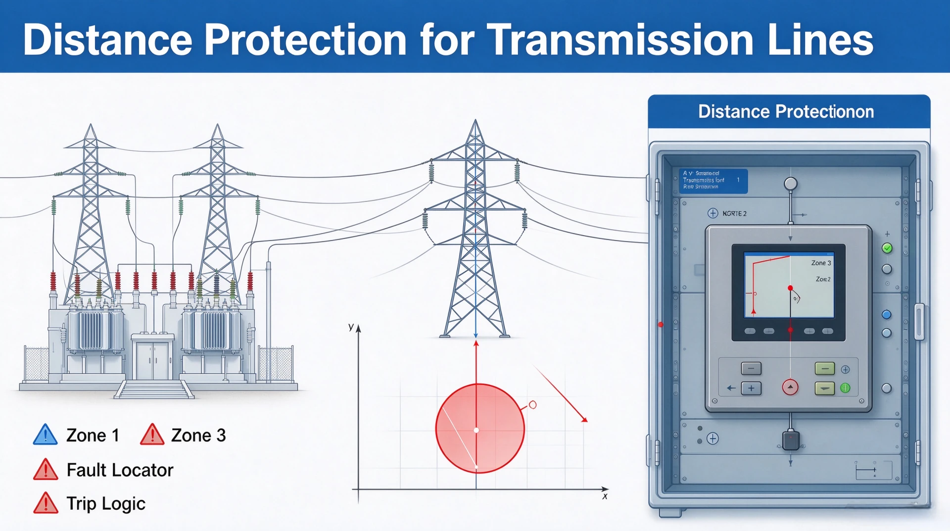 Distance Protection for Transmission Lines