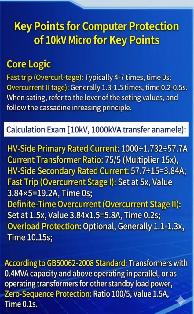 Calculation of Protection Setting Values