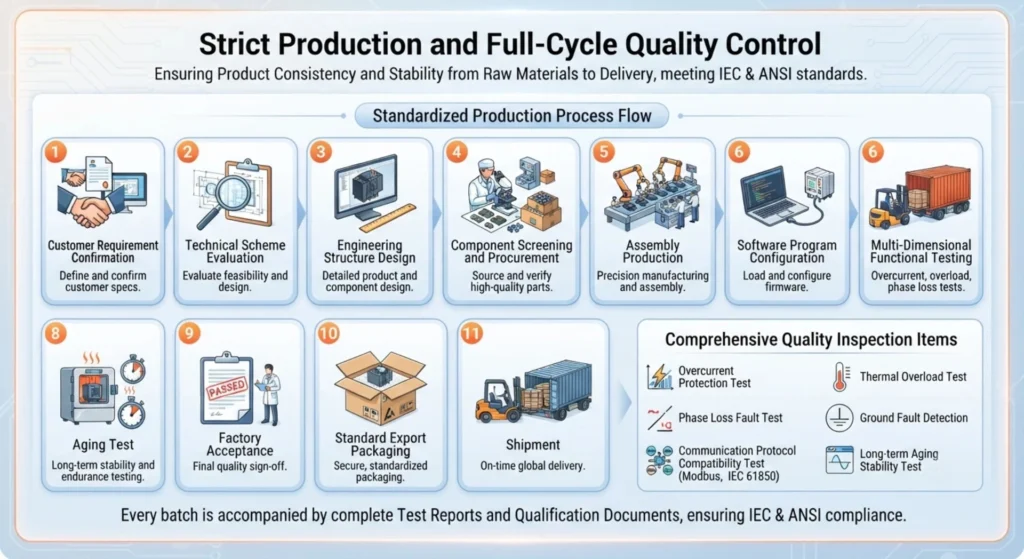Strict Production and Full-Cycle Quality Control