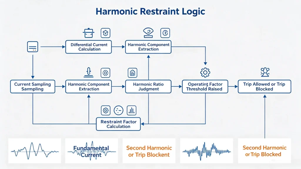 Transformer Differential Protection Harmonic Restraint Setting