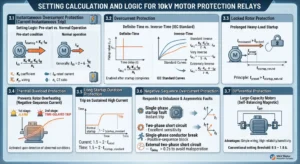 Relay Setting Calculation for Motor Protection