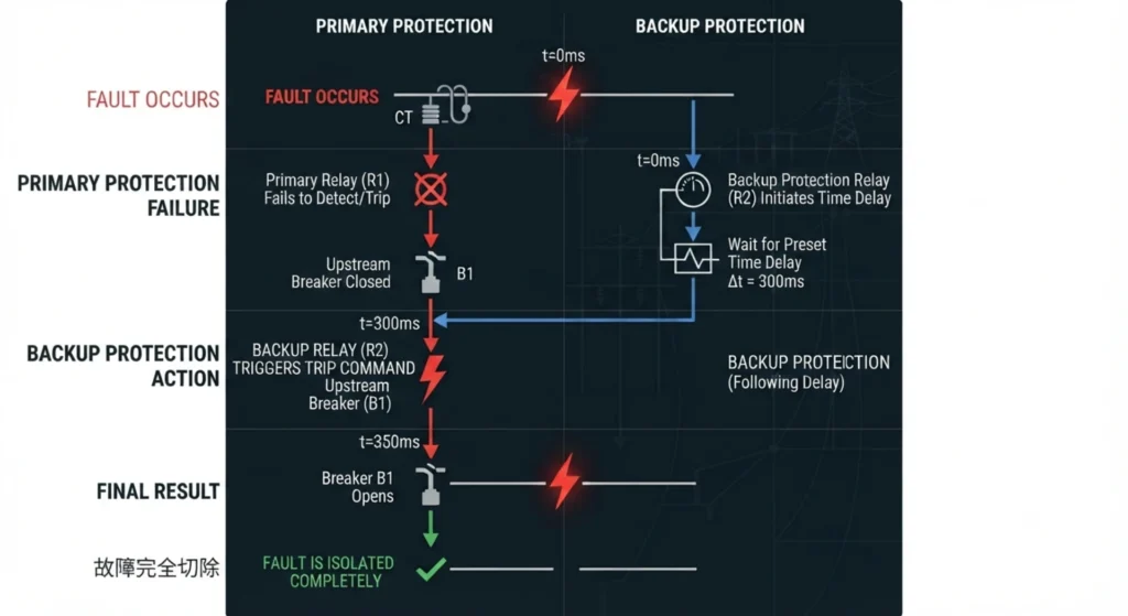 Backup Fault Operating Sequence