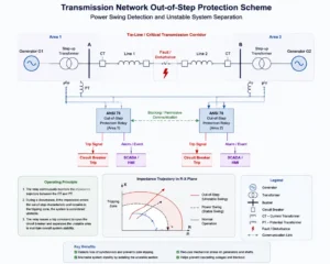 Transmission Network Out-of-Step Protection Scheme