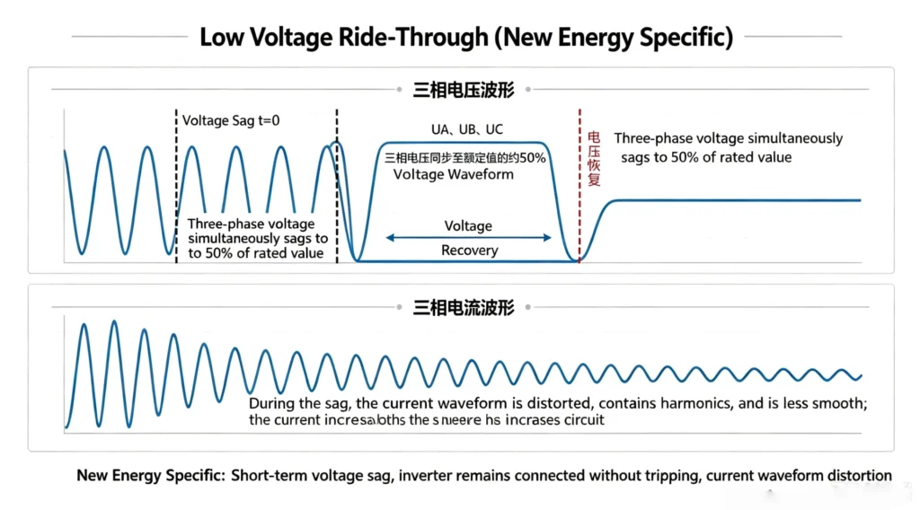 Low Voltage Ride-Through (New Energy-Specific Operating Condition, Not a Fault)