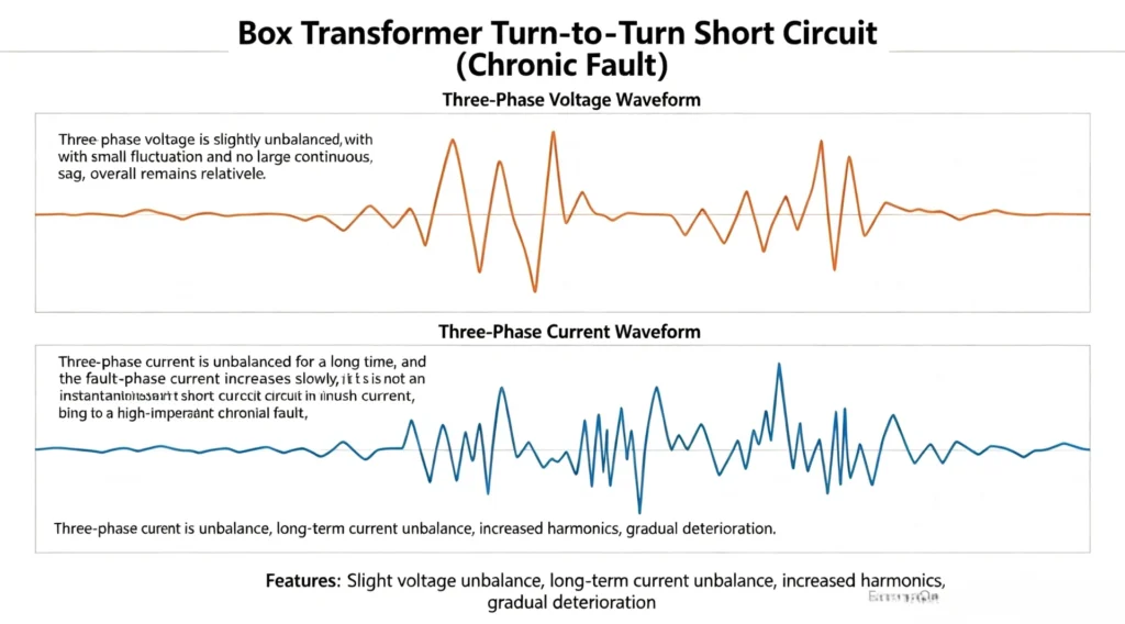Box Transformer Inter-turn Short Circuit (Gradually Developing Fault)