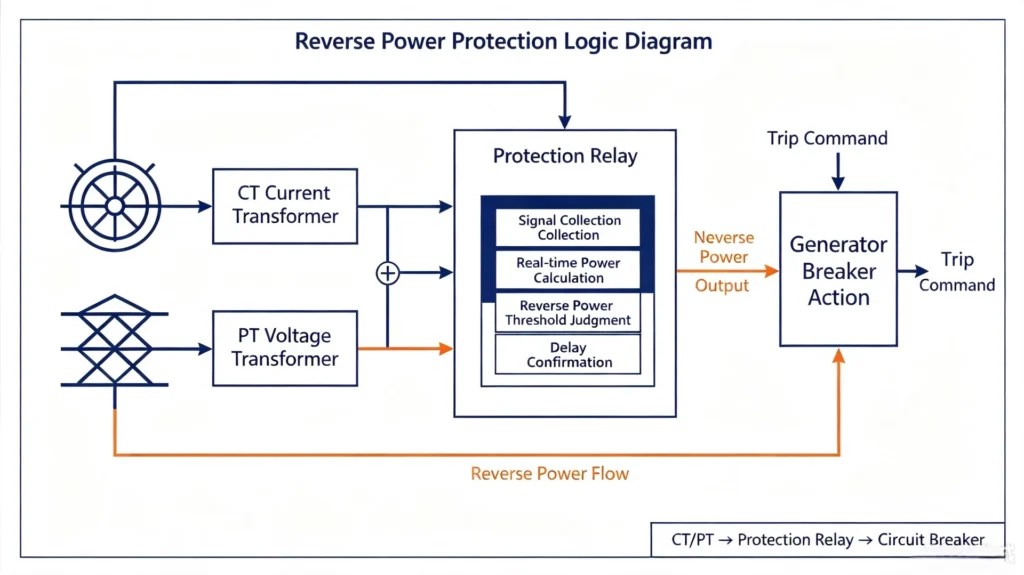 Reverse Power Protection Logic Diagram