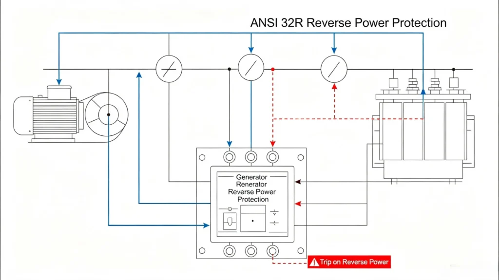 Generator Reverse Power Protection