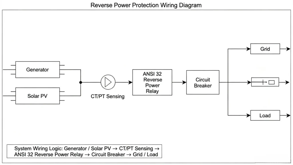 Reverse Power Protection Wiring Diagram