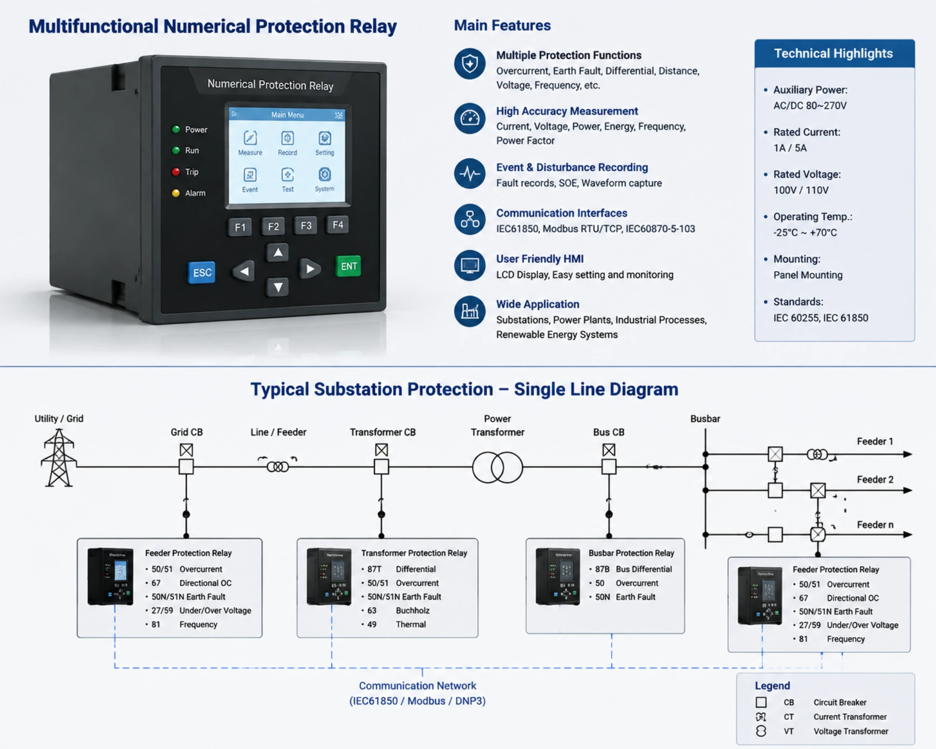 Protection Relays Suppliers