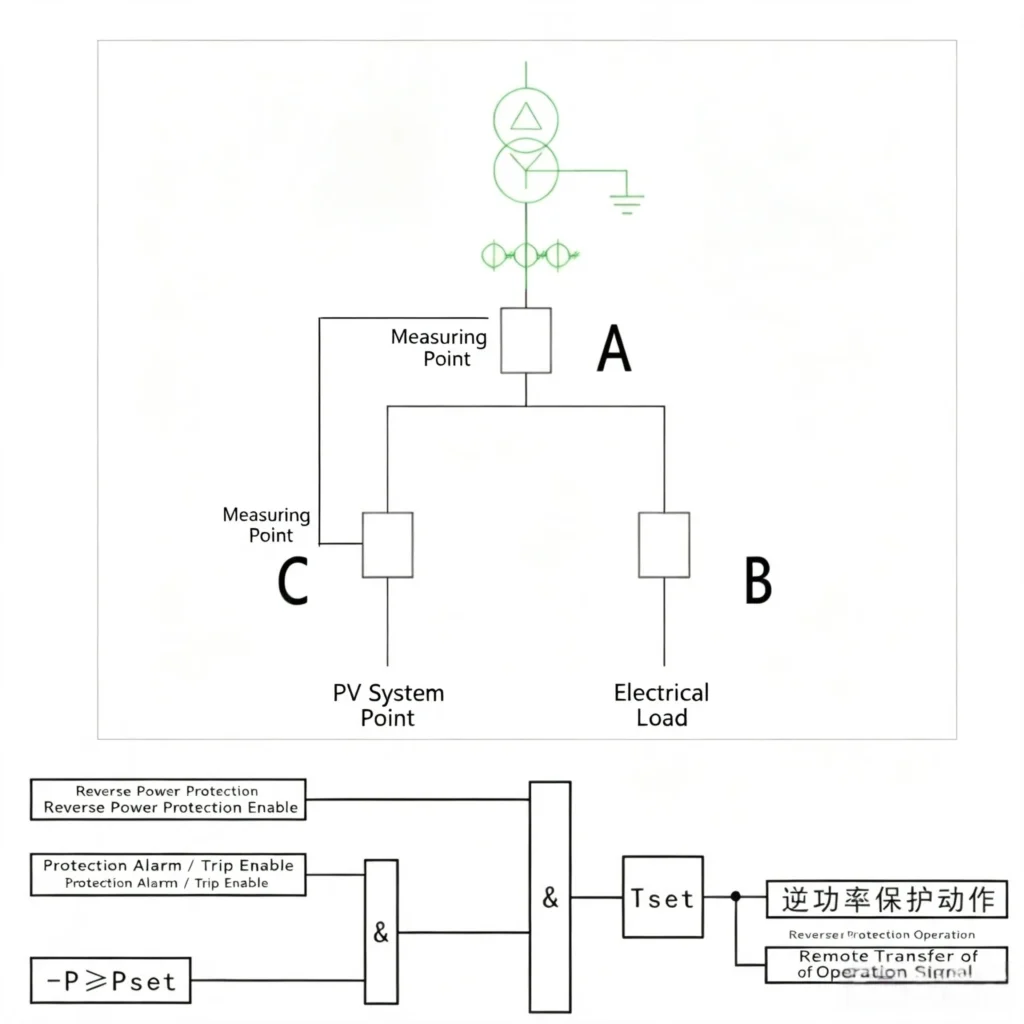 Realize anti-reverse power flow by controlling switch closing and opening.