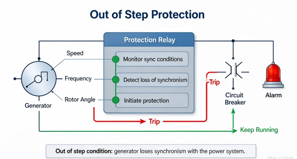 Out of Step Protection