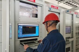 Substation protection and control panel with protection relays