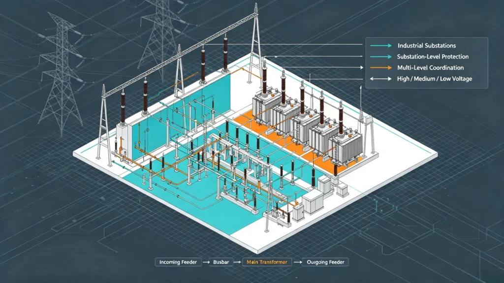 protective relay in substation