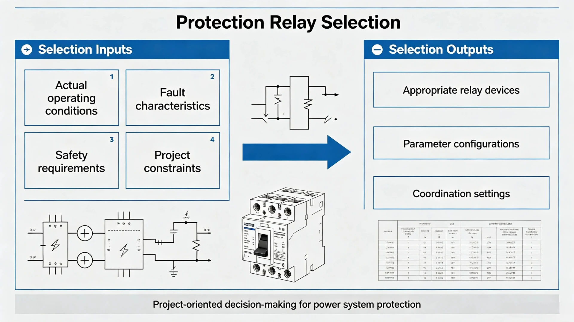 Protection Relay Selection