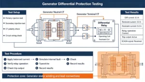Generator Differential Protection Testing