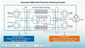 How Generator Differential Protection Works