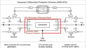 Generator Differential Protection Scheme