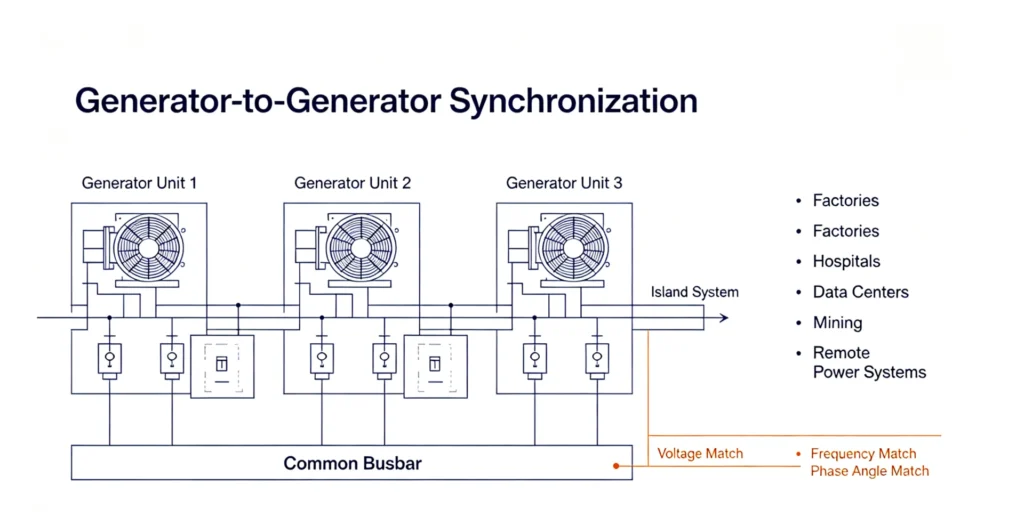Generator-to-Generator Synchronization