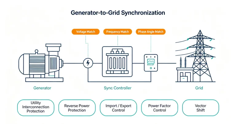 Generator-to-Grid Synchronization