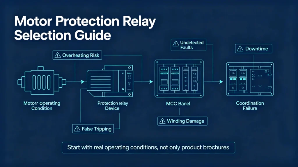 motor protection relay selection