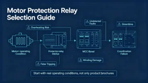 motor protection relay selection
