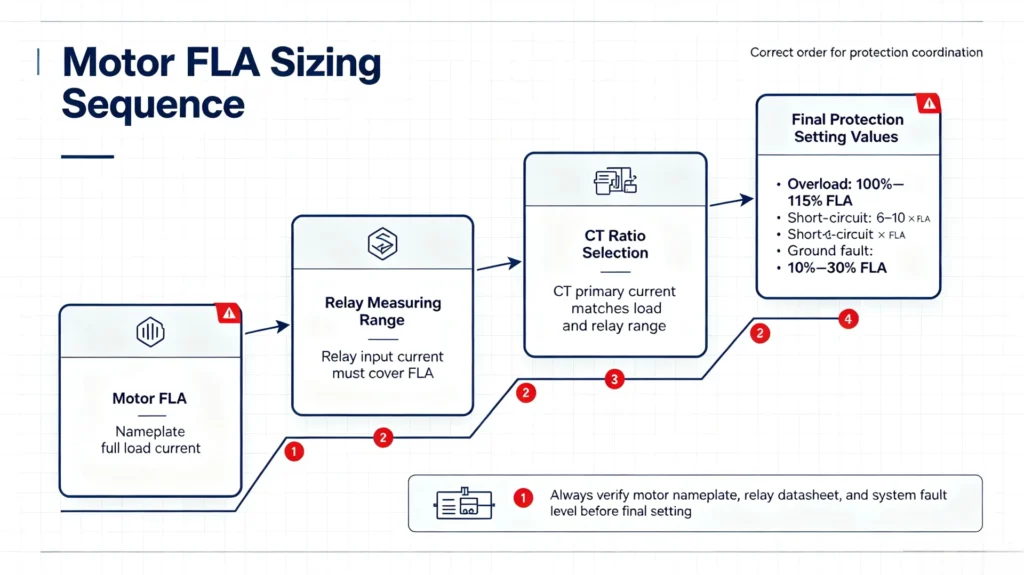 Motor FLA Sizing
Sequence