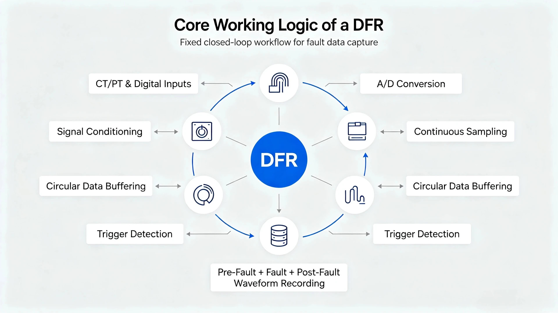 Working Principles of the Digital Fault Recorder