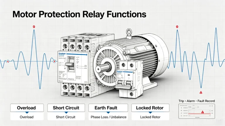 motor protection relay functions
