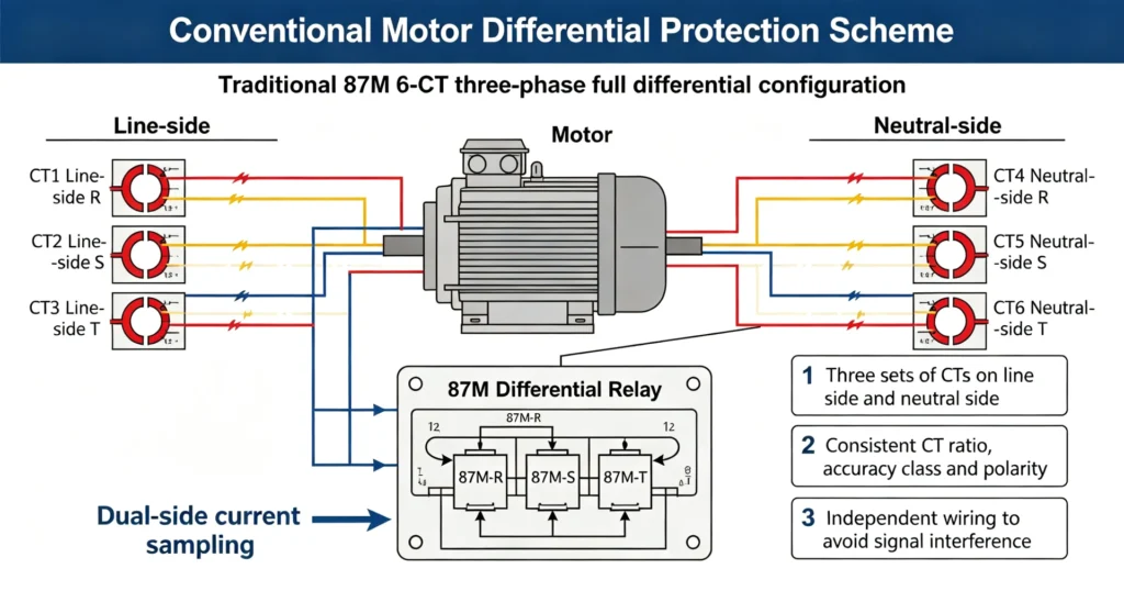 Motor Differential Protection Scheme