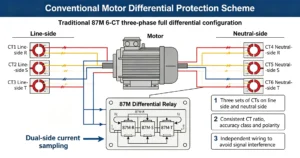Motor Differential Protection Scheme