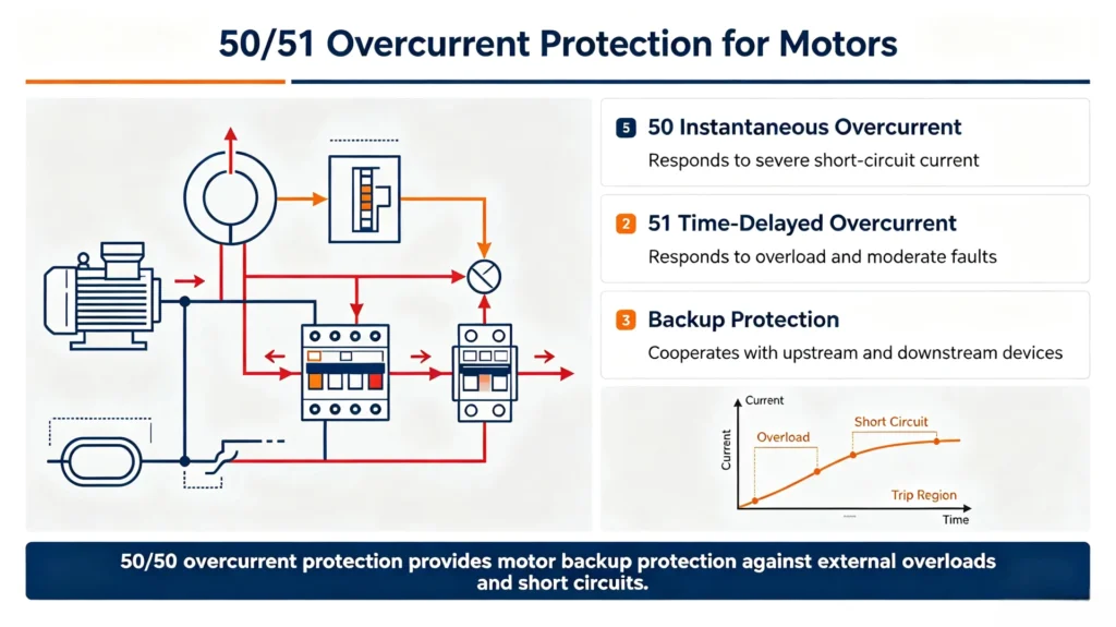 50/51 Overcurrent Protection for Motors