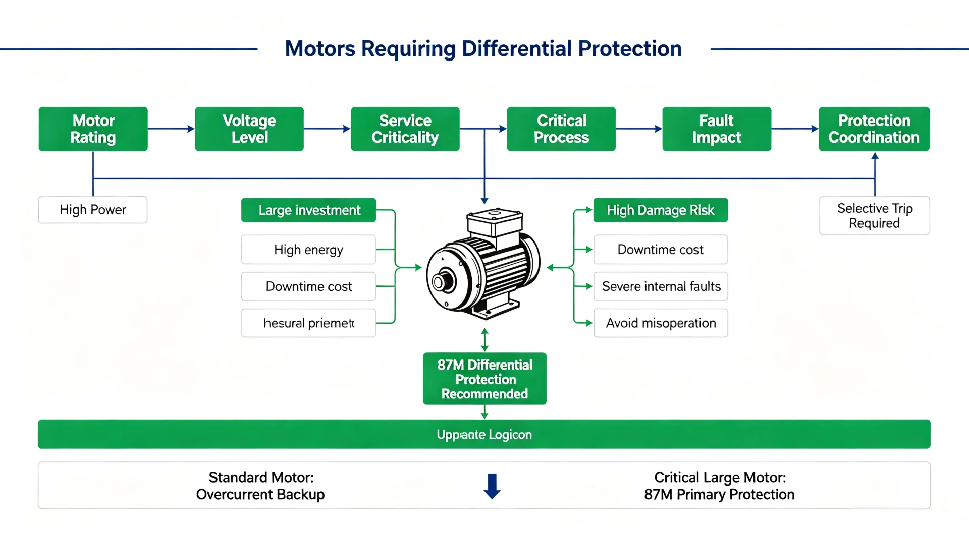 Motors Requiring Differential Protection