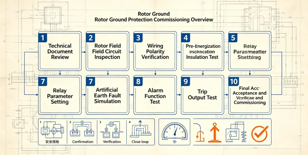 Rotor Ground Protection Commissioning Overview