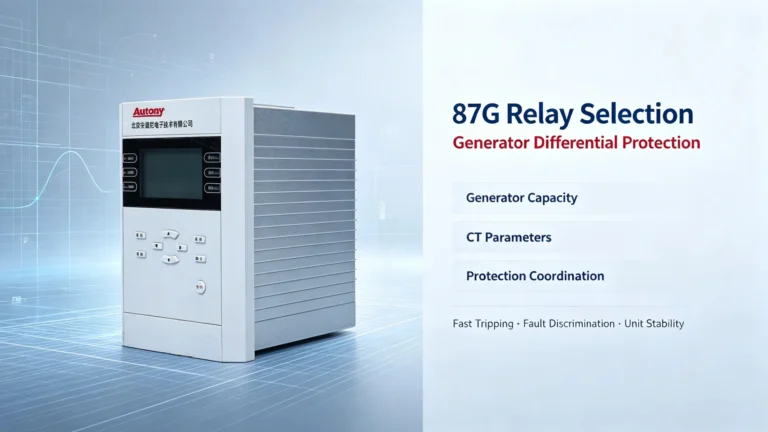 87G Relay Selection guide