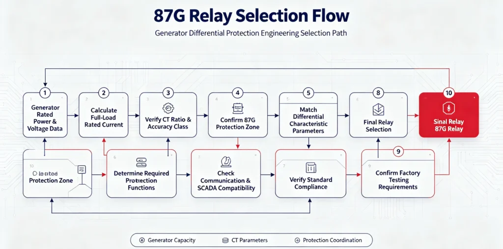 87G Relay Selection Flow